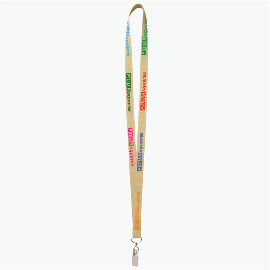 Plan Ahead & Save - 5/8 Economy Poly-Dye Full-Color Printed Lanyard w/Swivel Bulldog Clip