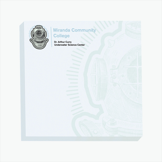 3 x 3 Souvenir® StickyNote - 25 Sheets - 24-Hour Production