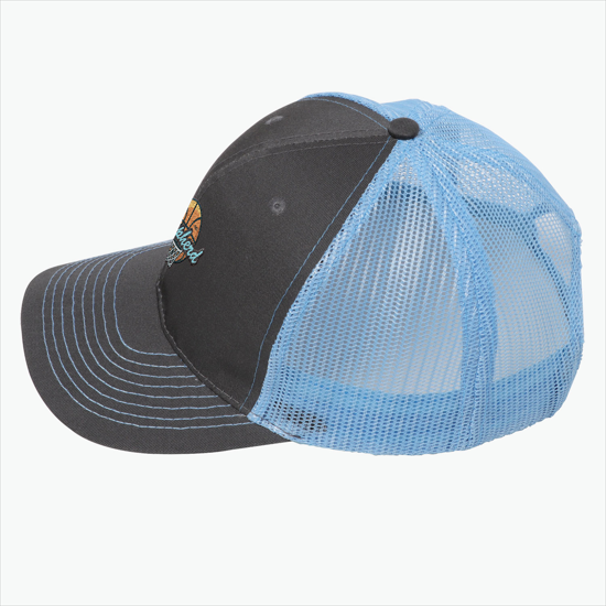 Brushed Cotton Mesh Snapback Cap