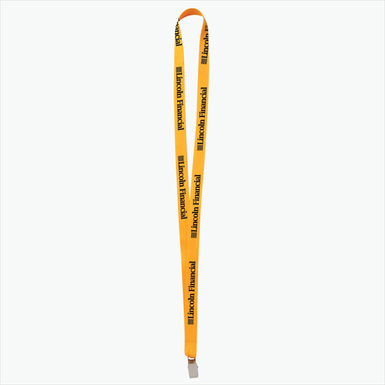 Plan Ahead & Save 5/8 Polyester Lanyard - Non-Swivel Bulldog Clip