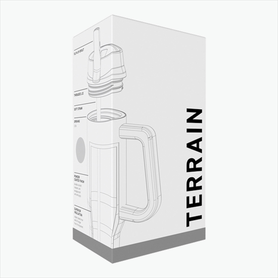 32 oz Copper Vacuum Insulated Terrain Mug - Engraved