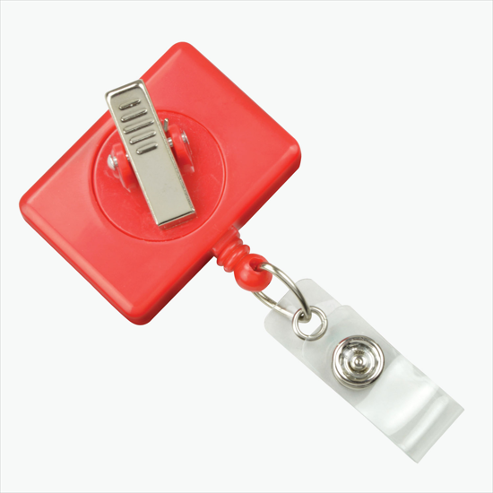 Rectangle Badge Reel - Full Color Label