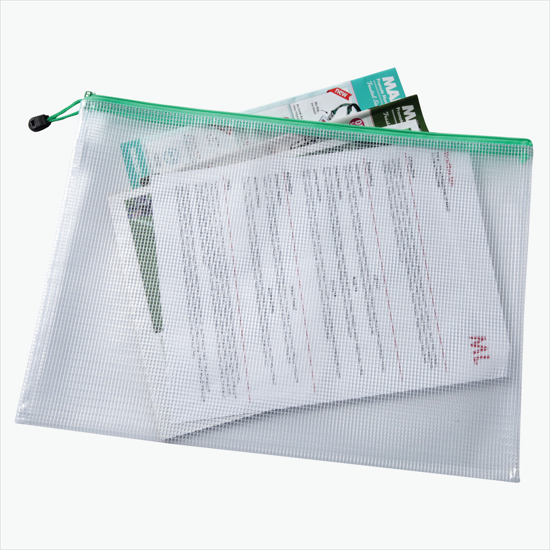 Large PolyWeave Zippered Pouch - Blank