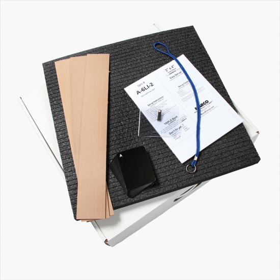 MARCO EZ Badge Organizer Box Total Package w/Royal Neck Cord