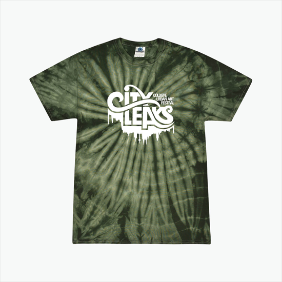 Tie Dyed Cotton Tee Adult - Spider