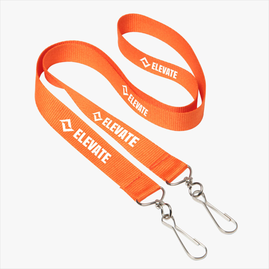 Plan Ahead & Save 3/4 Double-End Polyester Lanyard w/Double J-Hook