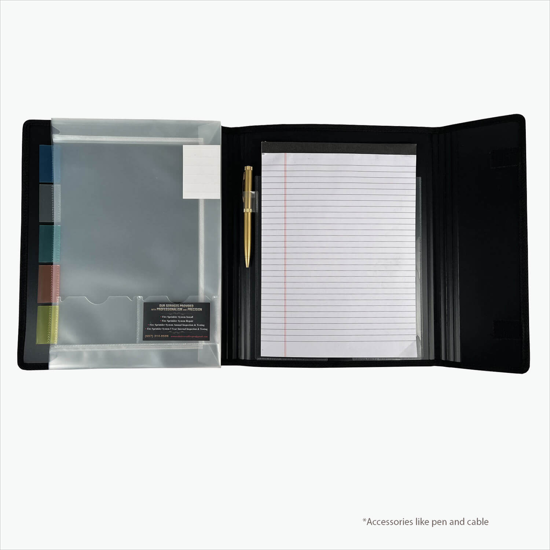Expandable Conference Organizer with Writing Pad