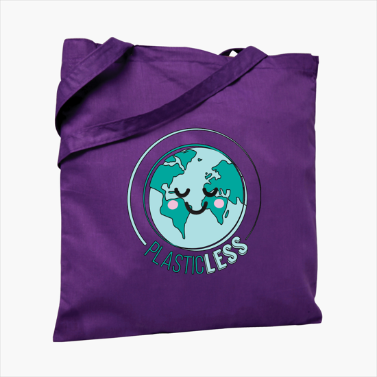 Basic Cotton Convention Tote - 15 x 15 - Full Color