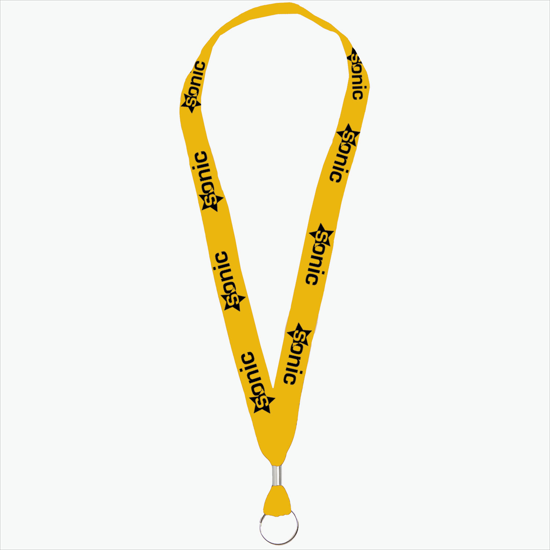1 One Ply Cotton Lanyard - Split Ring
