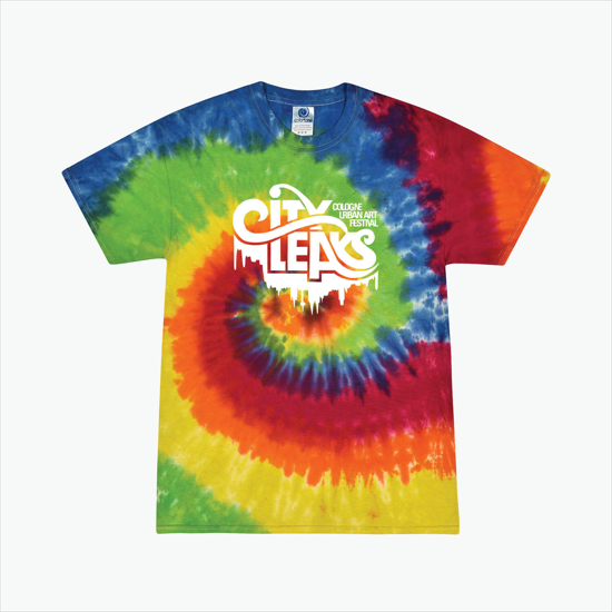 Tie Dyed Cotton Tee Adult - Swirl