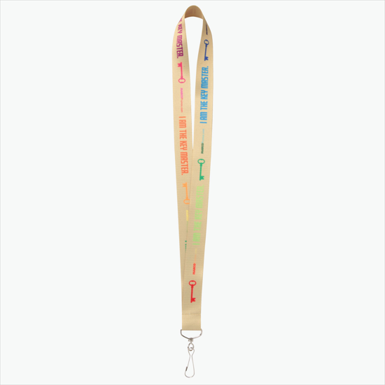 Plan Ahead & Save - 1 Economy Poly-Dye Full-Color Printed Lanyard w/J-Hook