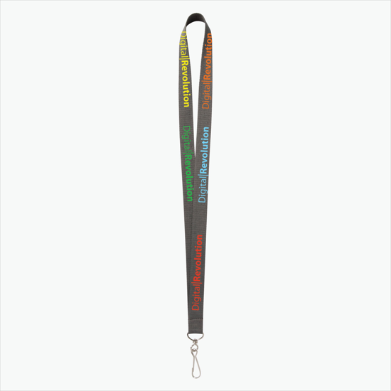 Plan Ahead & Save - 3/4 Economy Poly-Dye Full-Color Printed Lanyard w/J-Hook