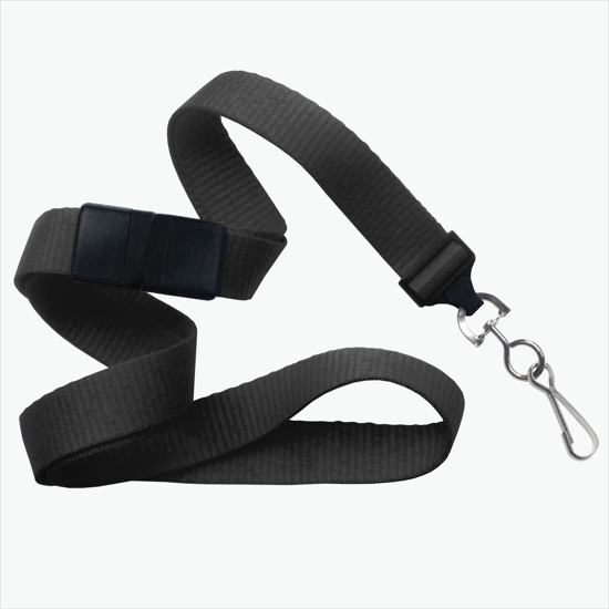 5/8 Breakaway Polyester Lanyard - Blank - Swivel Hook