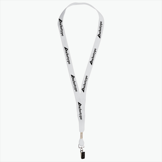 5/8 One Ply Cotton Lanyard - Swivel Bulldog Clip