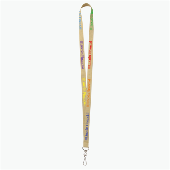 Plan Ahead & Save - 5/8 Economy Poly-Dye Full-Color Printed Lanyard w/J-Hook