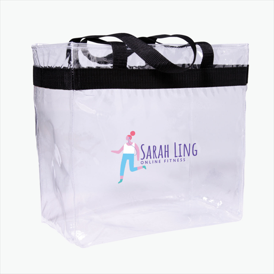 Clear Game Day Stadium Tote - Full Color