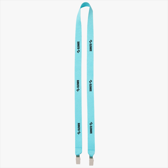 Plan Ahead & Save 3/4 Double-End Polyester Lanyard w/Double Non-Swivel Bulldog Clip