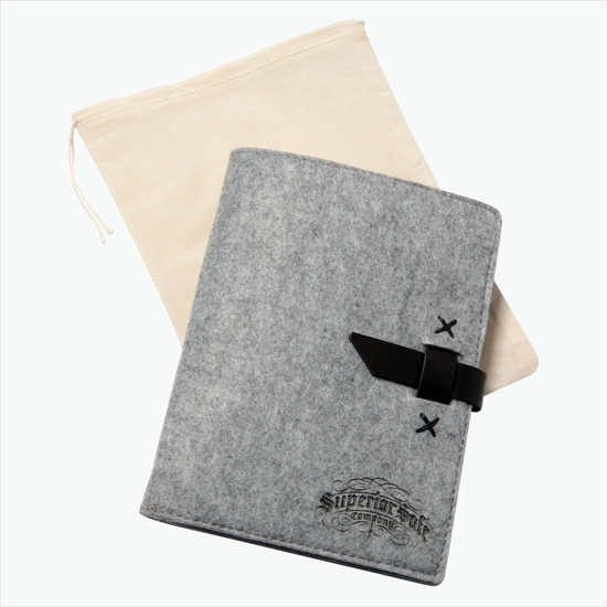 Pinyon Recycled Felt Mini Padfolio