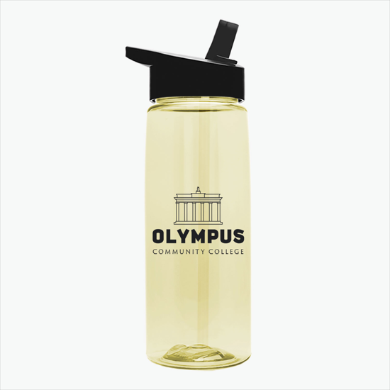26 oz. Tritan Flair Bottle w/Flip Straw Lid