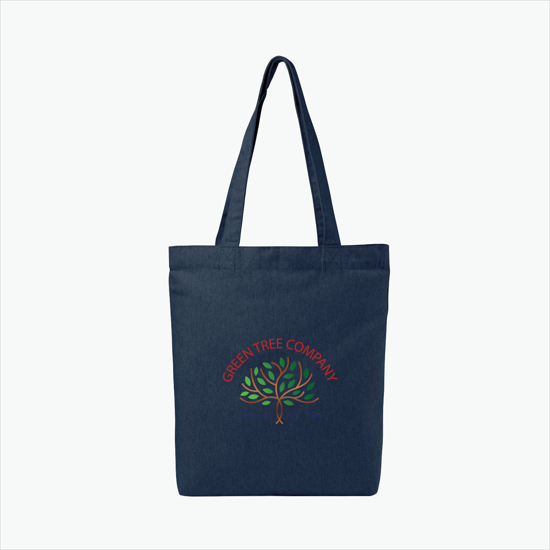 AWARE™ Bottom Gusset Recycled Cotton Tote - Full Color