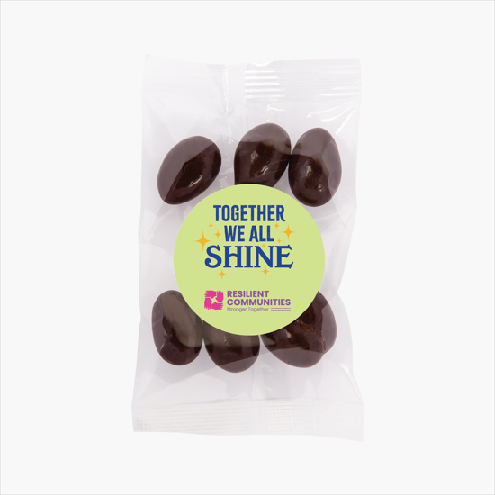 Goody Bag with Dark Chocolate Almonds 1 oz. - Back to School