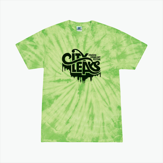 Tie Dyed Cotton Tee Adult - Spider