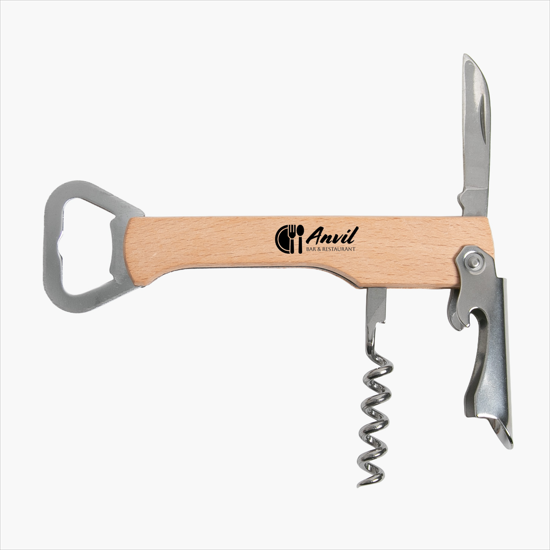 4-in-1 Wine & Bottle Opener - 24-Hour Production