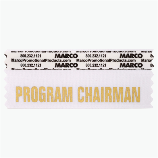 PROGRAM CHAIRMAN Ribbon - Horizontal