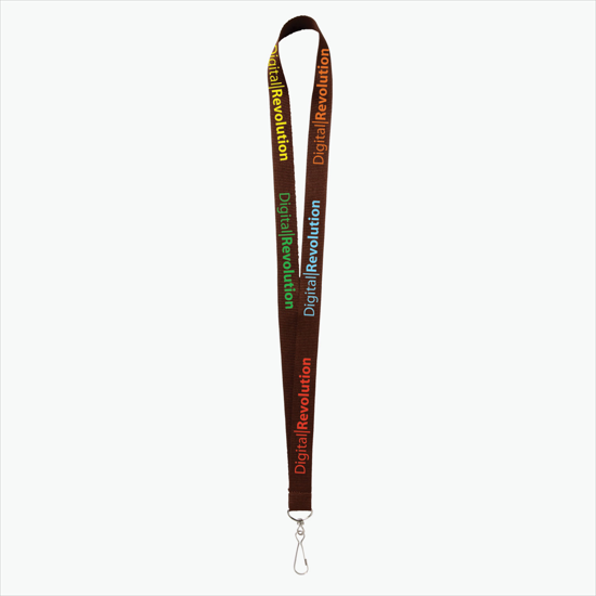 Plan Ahead & Save - 3/4 Economy Poly-Dye Full-Color Printed Lanyard w/J-Hook