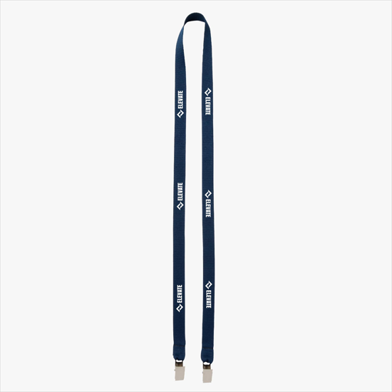 Plan Ahead & Save 5/8 Double-End Polyester Lanyard w/Double Non-Swivel Bulldog Clip