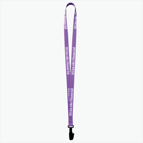 Plan Ahead & Save 5/8 Polyester Lanyard - Plastic Bulldog Clip