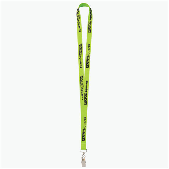 Plan Ahead & Save 5/8 Polyester Lanyard - Swivel Bulldog Clip