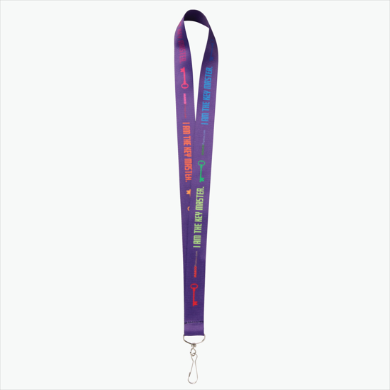 Plan Ahead & Save - 1 Economy Poly-Dye Full-Color Printed Lanyard w/J-Hook