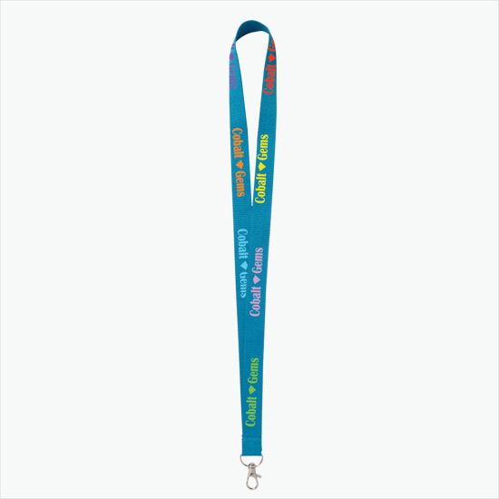 Plan Ahead & Save - 3/4 Economy Poly-Dye Full-Color Printed Lanyard w/Lobster Claw