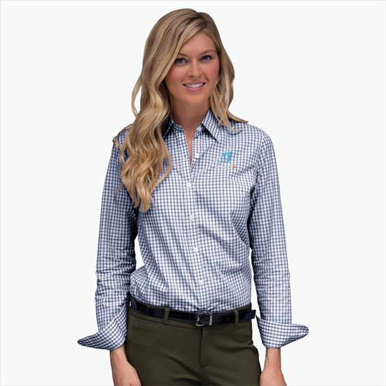 Easy-Care Gingham Shirt - Women's