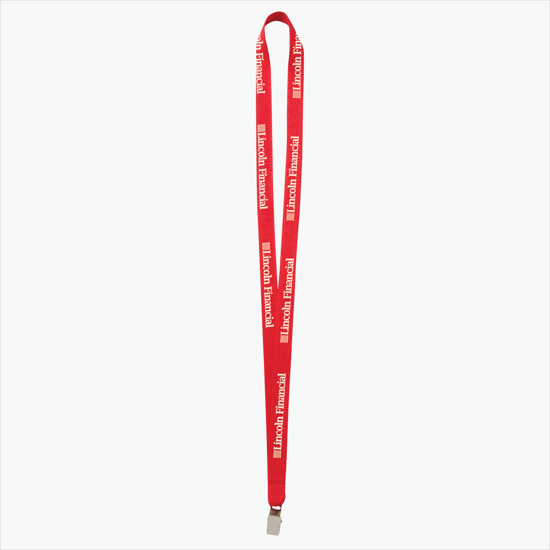 Plan Ahead & Save 5/8 Polyester Lanyard - Non-Swivel Bulldog Clip