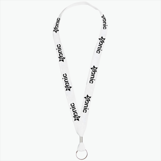 1 One Ply Cotton Lanyard - Split Ring