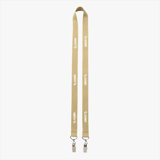 Plan Ahead & Save 3/4 Double-End Polyester Lanyard w/Double Swivel Bulldog Clip