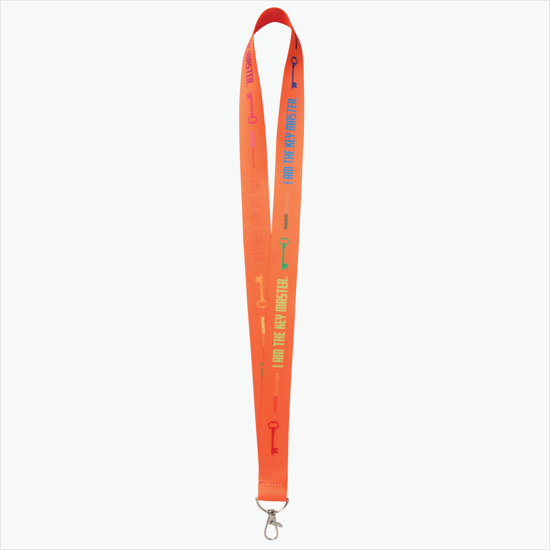 Plan Ahead & Save - 1 Economy Poly-Dye Full-Color Printed Lanyard w/Lobster Claw