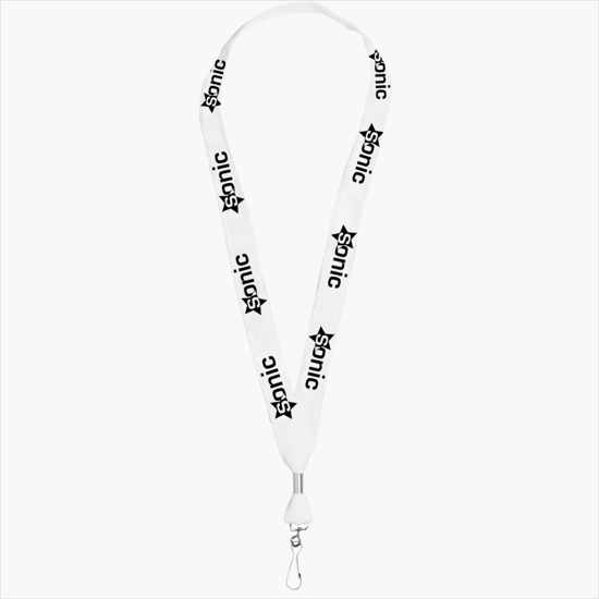1 One Ply Cotton Lanyard - Swivel J-Hook