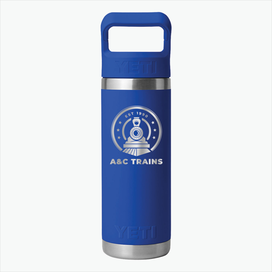 YETI Rambler 18 oz. Water Bottle with Color-Matched Straw Cap