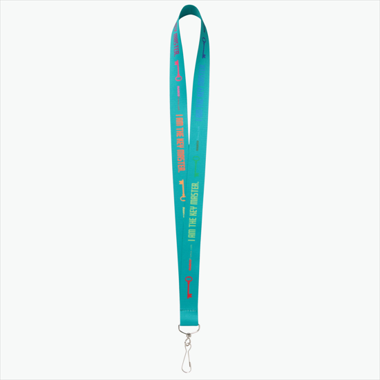 Plan Ahead & Save - 1 Economy Poly-Dye Full-Color Printed Lanyard w/J-Hook
