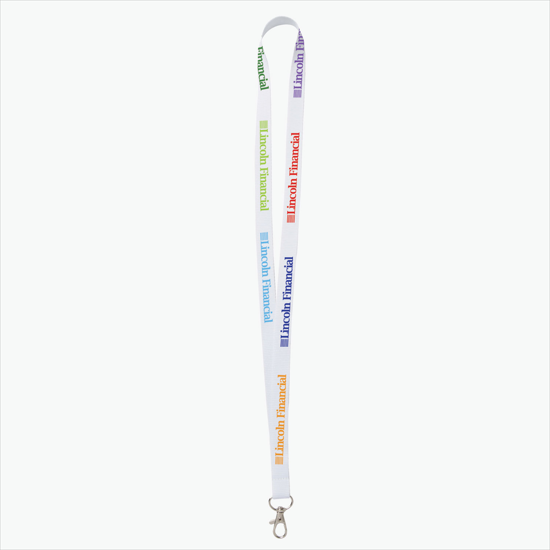 Plan Ahead & Save - 5/8 Economy Poly-Dye Full-Color Printed Lanyard w/Lobster Claw