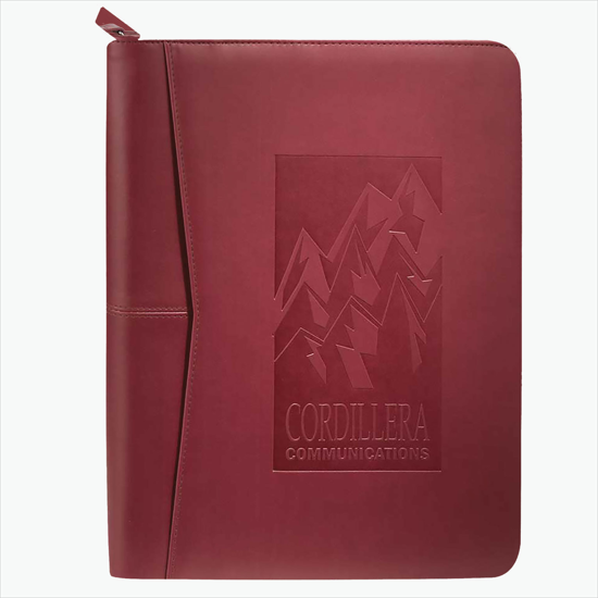 Pedova Zippered Padfolio - 24-Hour Production