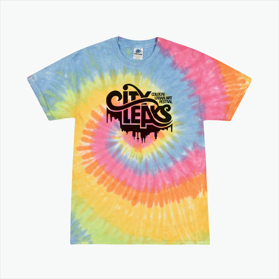 Tie Dyed Cotton Tee Adult - Swirl