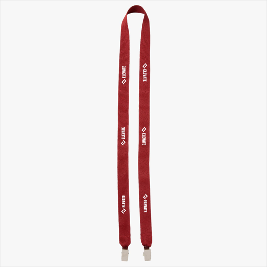 Plan Ahead & Save 3/4 Double-End Polyester Lanyard w/Double Non-Swivel Bulldog Clip