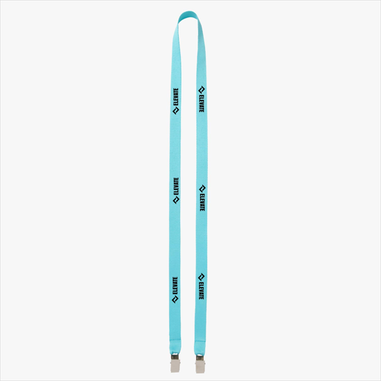 Plan Ahead & Save 5/8 Double-End Polyester Lanyard w/Double Non-Swivel Bulldog Clip
