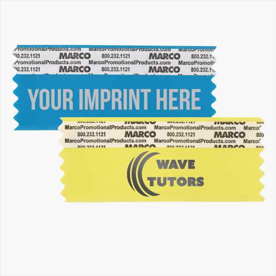 3 1/2 x 1 5/8 Horizontal Ribbon - Custom Title
