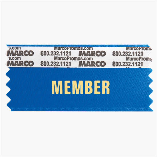 MEMBER Horizontal Ribbon - 3 1/2 x 1 5/8