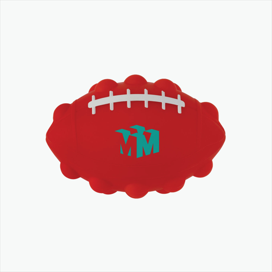 Football Push Pop Bubble Stress Reliever